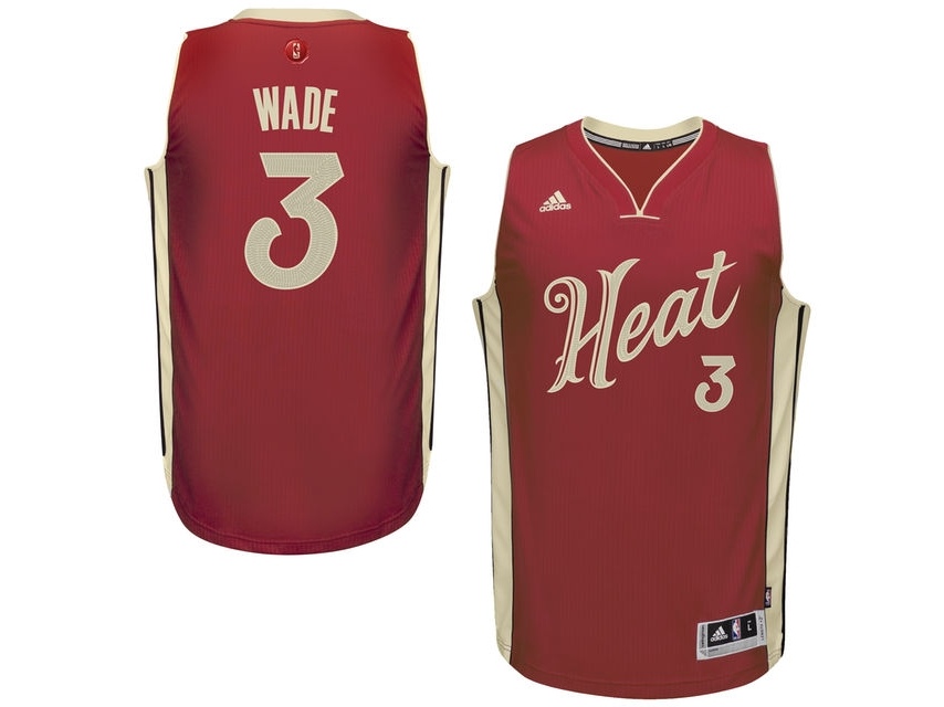 Heat 2015 Christmas Day Wine Jersey