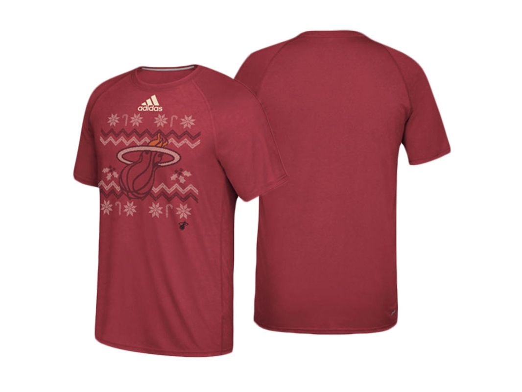 Heat 2016 Christmas Day climalite Ultimate Red T-Shirt