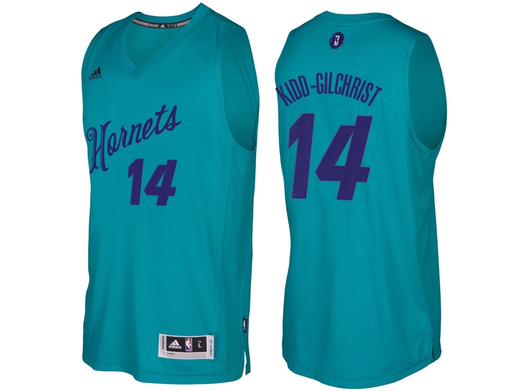 Hornets 2016 Christmas Day Swingman Teal Jersey