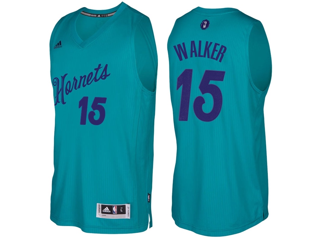 Hornets 2016 Christmas Day Swingman Teal Jersey