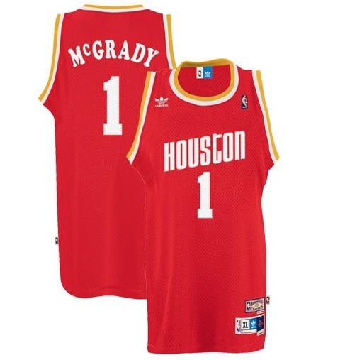 Men's  Tracy McGrady Houston Rockets Away Red Jersey