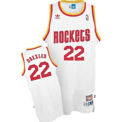 Men's  Houston Rockets #22 Clyde Drexler Soul Home Jersey