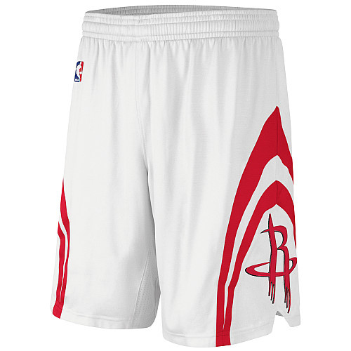 Men's  Houston Rockets Revolution 30 Swingman White Shorts