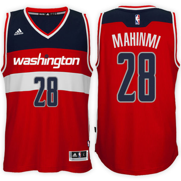 Men's  Ian Mahinmi Washington Wizards Adidas Swingman Alternate Red Jersey