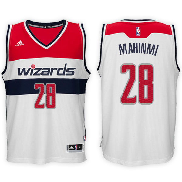 Men's  Ian Mahinmi Washington Wizards Alternate Adidas Swingman White Jersey