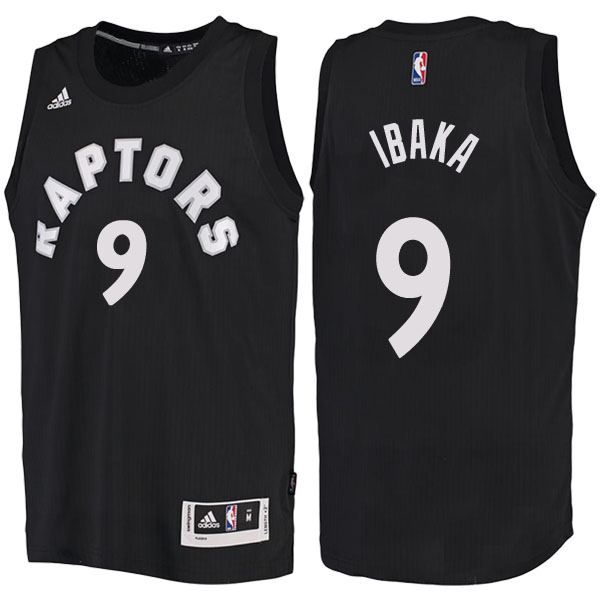 Men's  Ibaka Toronto Raptors Black Jersey