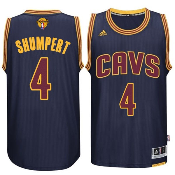 Men's  Iman Shumpert Cavs 2015-16 Finals Navy Blue Jersey