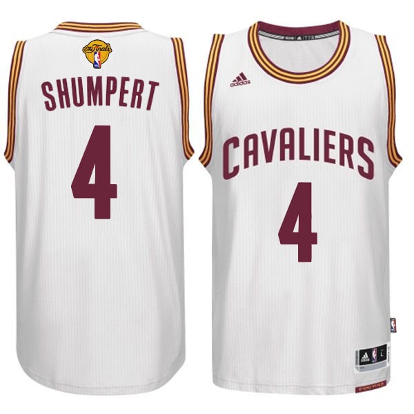 Men's  Iman Shumpert Cavaliers 2015 Finals Home White Jersey