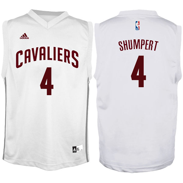 Men's  Iman Shumpert Cleveland Cavaliers White-Red Jersey