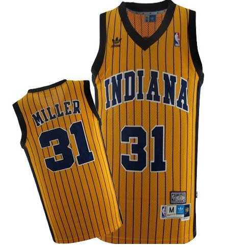 Men's  Indiana Pacers #31 Reggie Miller Soul Road Jersey