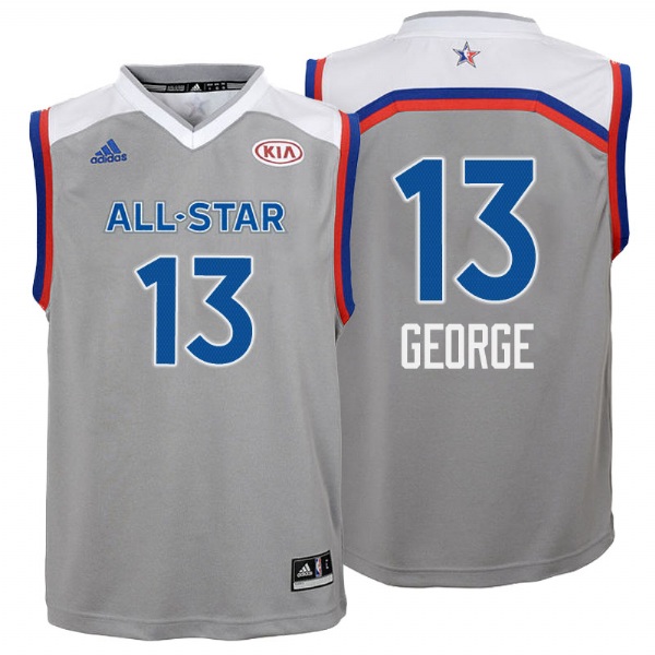  Youth Indiana Pacers Paul George 2017 All Star Gray Jersey