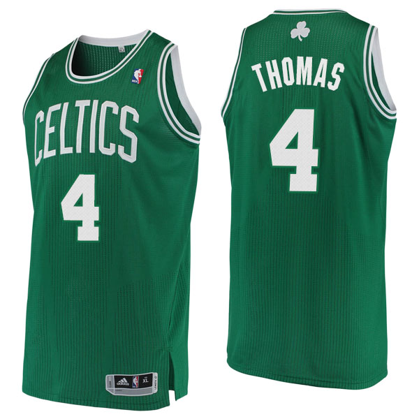 Men's  Isaiah Thomas Boston Celtics Swingman Hardwood Classics Green Jersey