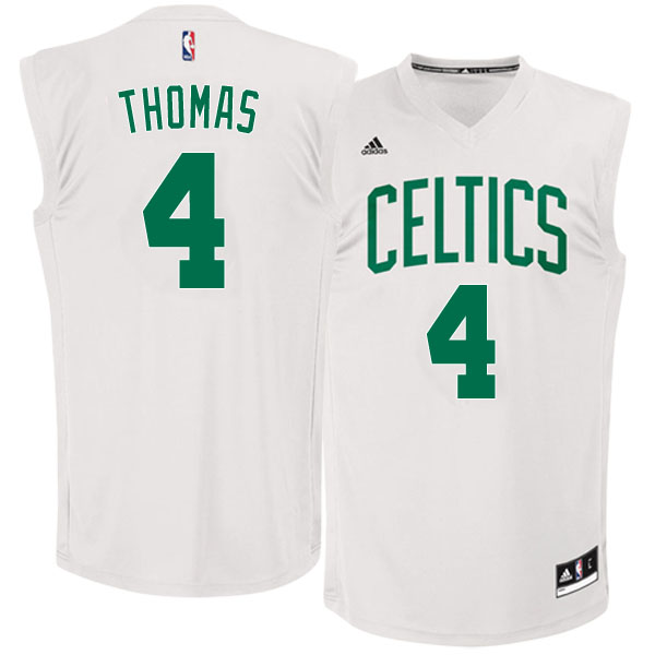 Men's  Isaiah Thomas Boston Celtics White Jersey