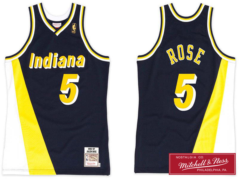 Men's Jalen Rose 1996-97 Black Jersey