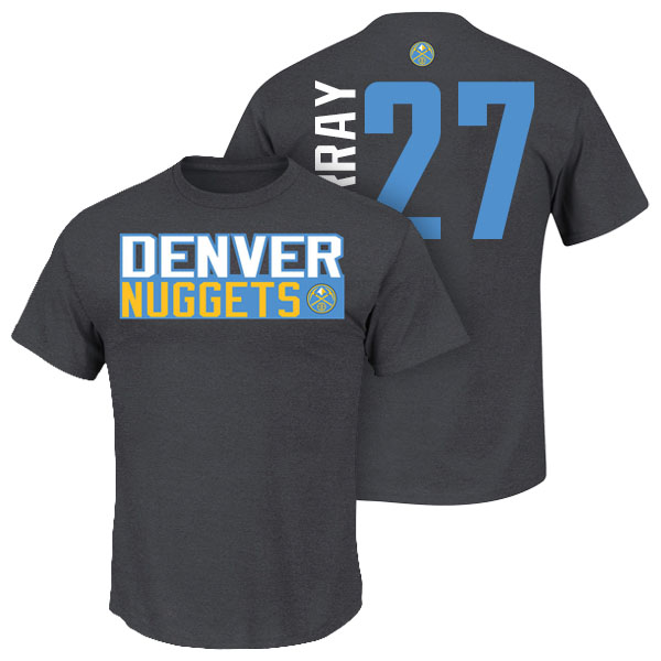 Men's  Jamal Murray Denver Nuggets Net Number Navy T-shirt