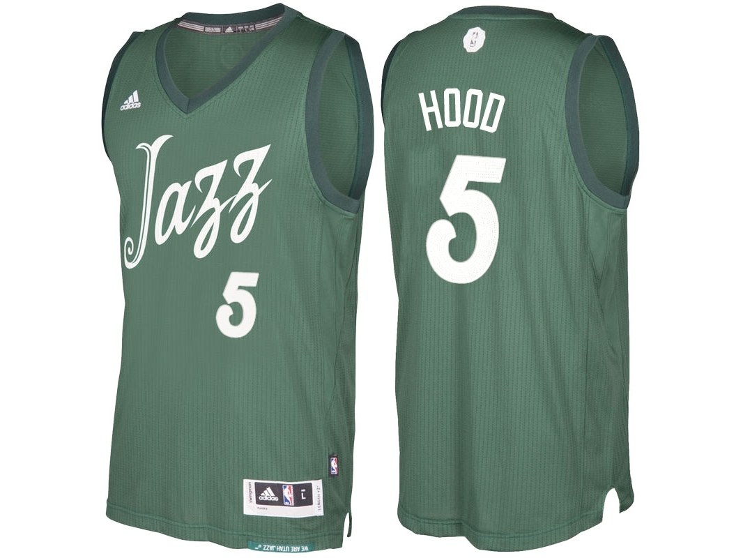 Jazz 2016 Christmas Day Swingman Green Jersey