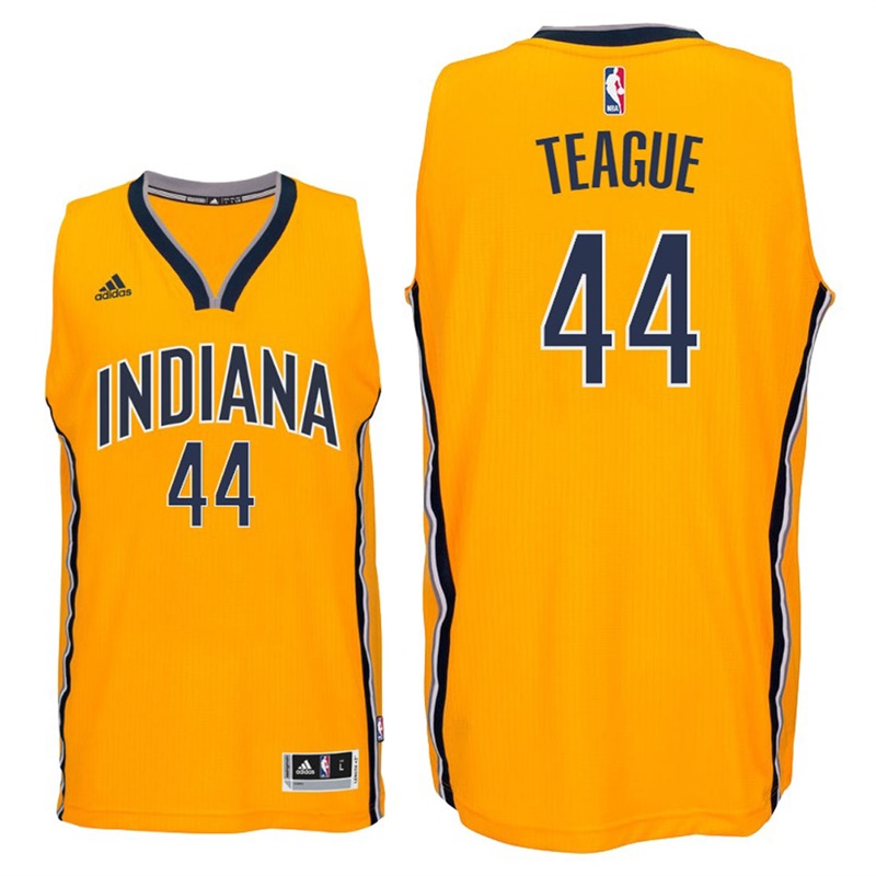 Men's  Indiana Pacers# 44 Jeff Teague Gold Jersey