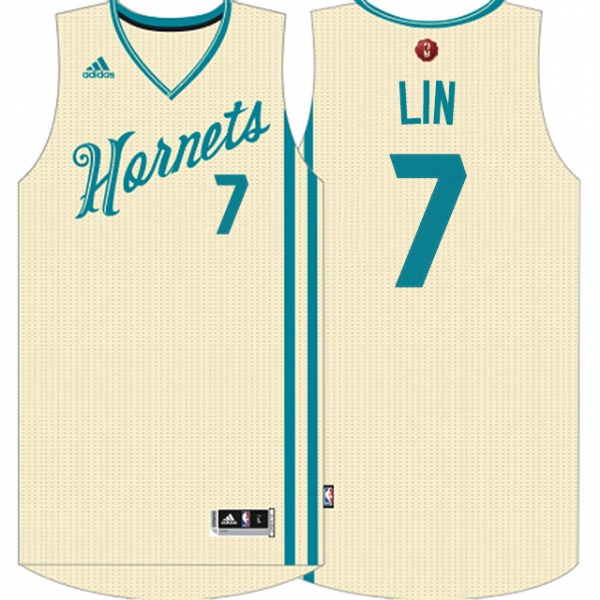 Men's  Jeremy Lin Charlotte Hornets 2015 Christmas Day Jersey