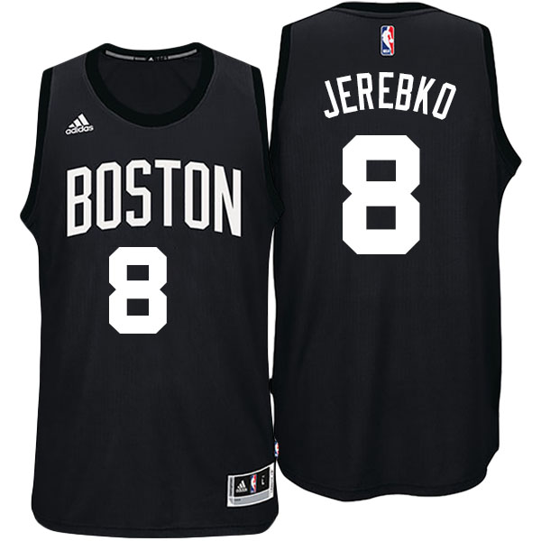 Men's  Jonas Jerebko Boston Celtics Adidas Fashion Swingman Black Jersey