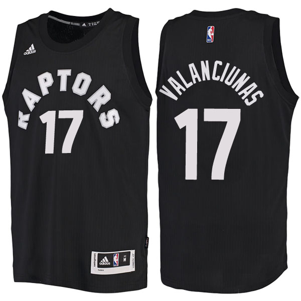 Men's  Jonas Valanciunas Toronto Raptors Black Jersey