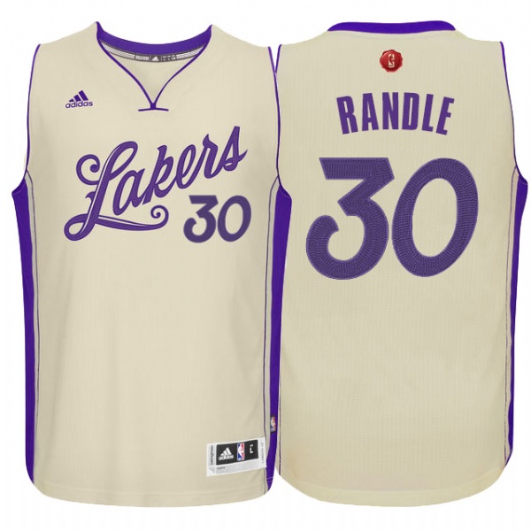 Men's  Julius Randle Lakers #30 2015 Christmas Day Jersey