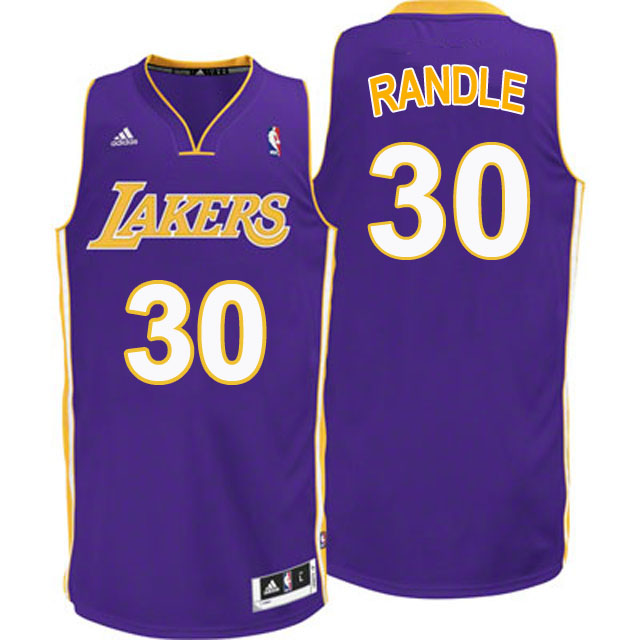 Men's  Julius Randle Lakers Revolution 30 Swingman Purple Jersey