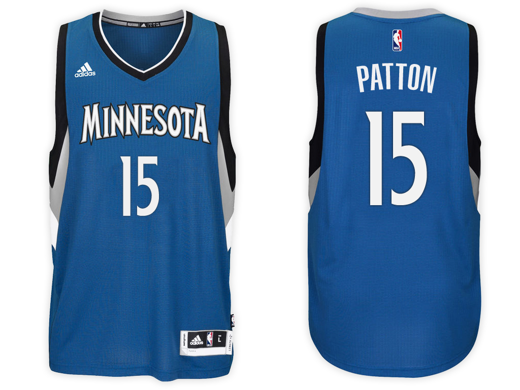 Men's Justin Patton NBA Swingman Road Blue Jersey