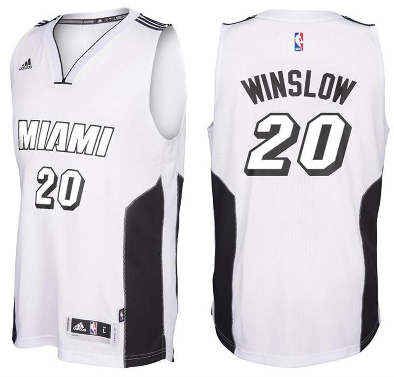 Men's Justise Winslow Tie Swingman White Jersey