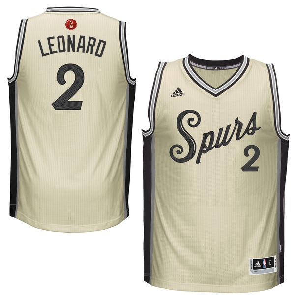 Men's  Spurs #2 Kawhi Leonard 2015 Christmas Day Jersey