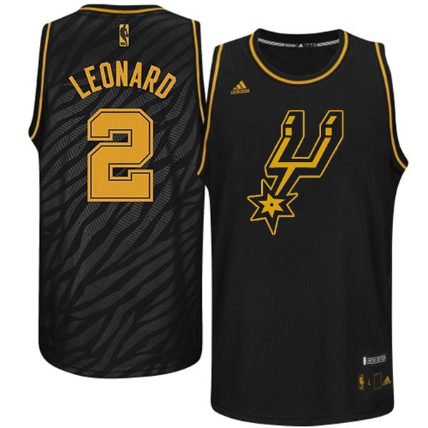 Men's  Spurs #2 Kawhi Leonard Precious Metals Swingman Jersey