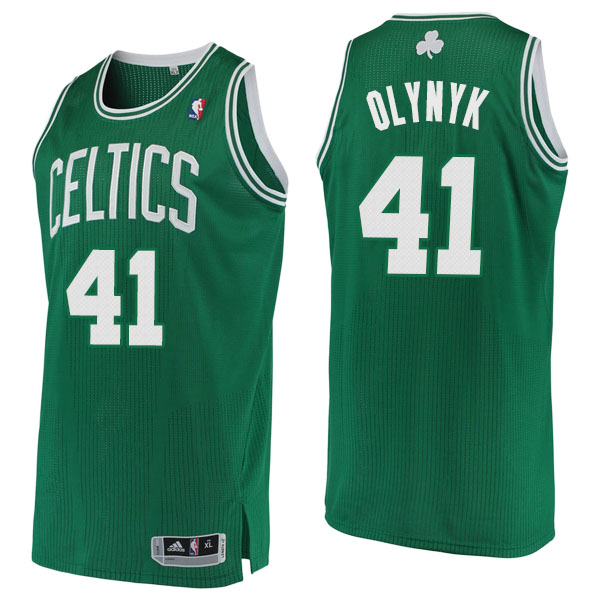 Men's  Kelly Olynyk Boston Celtics Swingman Hardwood Classics Green Jersey