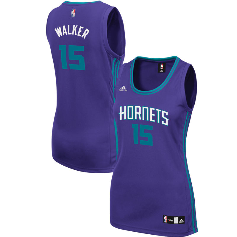 Women's Kemba Walker Road Replica Purple Jersey