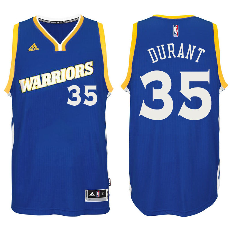 Men's  Kevin Durant Golden State Warriors 2016-17 Crossover Blue Jersey