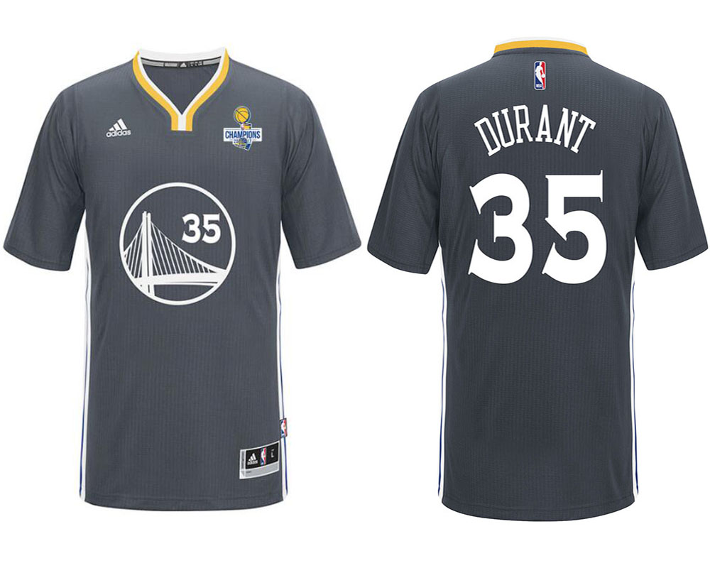 Men's Kevin Durant 2017 NBA Champions Swingman Alternate Slate Jersey