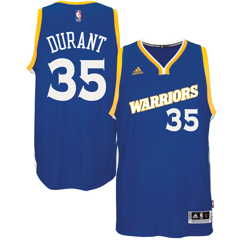 Men's Kevin Durant Road Swingman climacool Royal Jersey