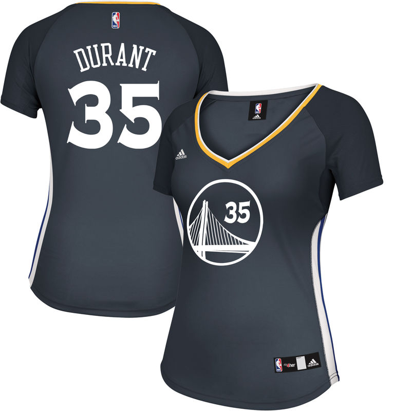 Women's Kevin Durant Alternate Replica Charcoal Jersey