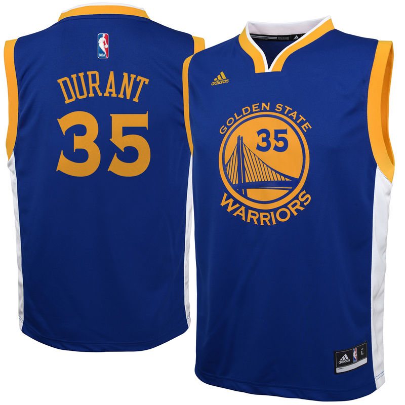 Youth Kevin Durant Replica Road Royal Jersey