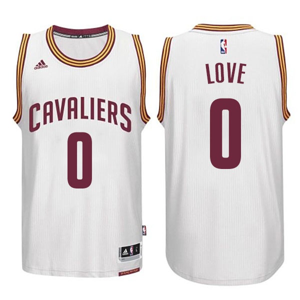 Men's  Cleveland Cavaliers #0 Kevin Love New Swingman Jersey White