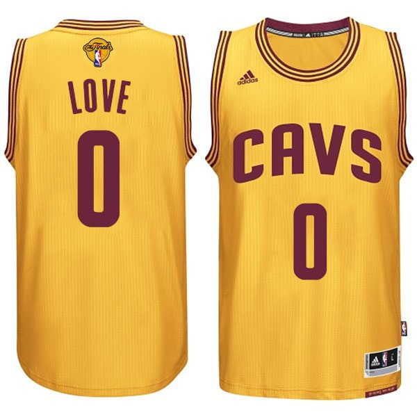 Men's  Kevin Love Cavs 2015 Finals Gold Jersey