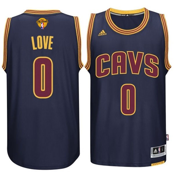 Men's  Kevin Love Cavs 2015 Finals Navy Blue Jersey