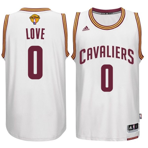 Men's  Kevin Love Cavaliers 2015 Finals Home White Jersey