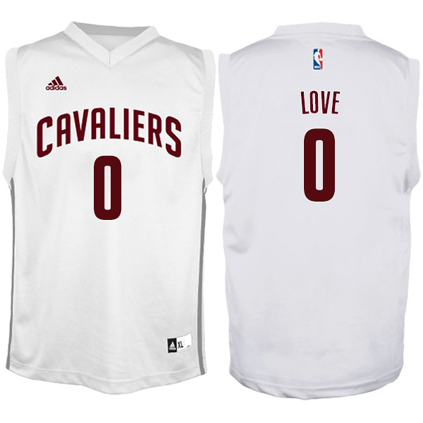 Men's  Kevin Love Cleveland Cavaliers White-Red Jersey