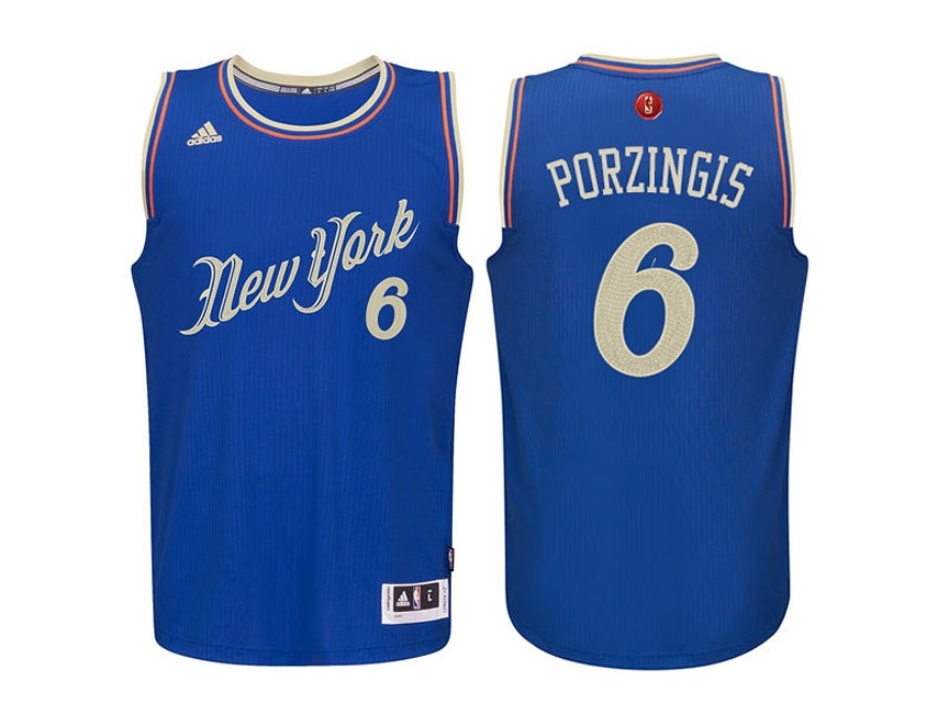 Knicks 2015 Christmas Day Swingman Blue Jersey