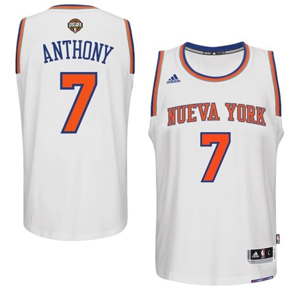 Men's  Carmelo Anthony 2014-15 Noches Enebea Latin Night Jersey