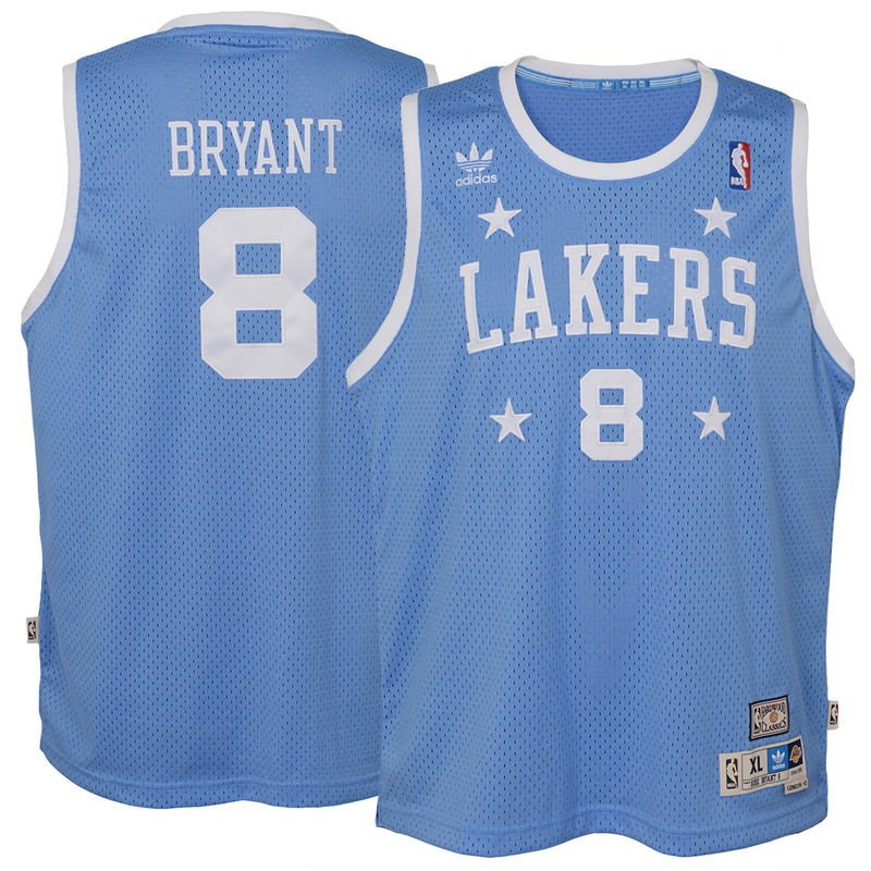 Youth Kobe Bryant Hardwood Classics Soul Blue Jersey