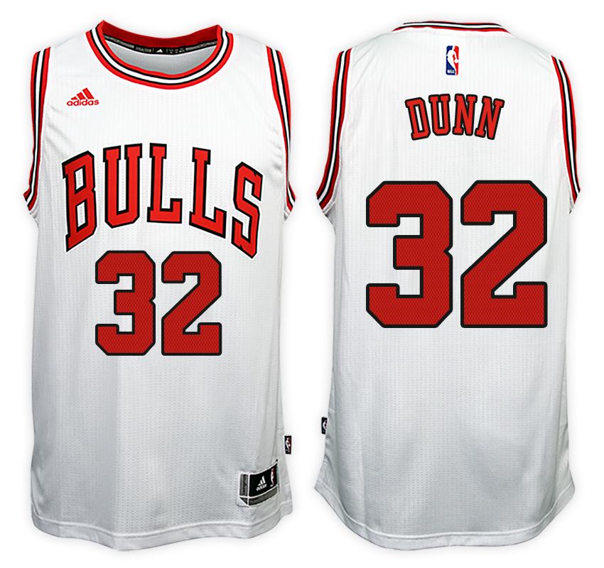 Men's Kris Dunn NBA Swingman Road White Jersey