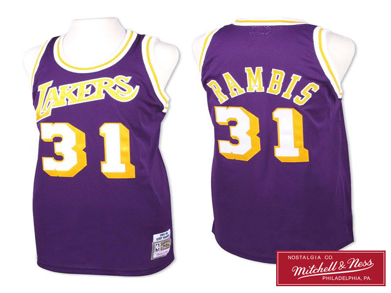 Men's Kurt Rambis 1984-85 Purple Jersey