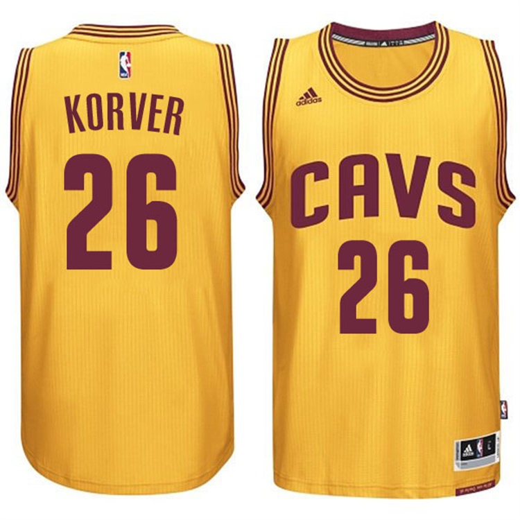 Men's Kyle Korver Cleveland Cavaliers #26 New Swingman Alternate Gold Jersey