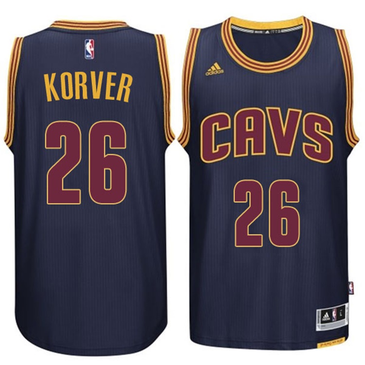 Men's Kyle Korver Cleveland Cavaliers #26 New Swingman Alternate Navy Jersey