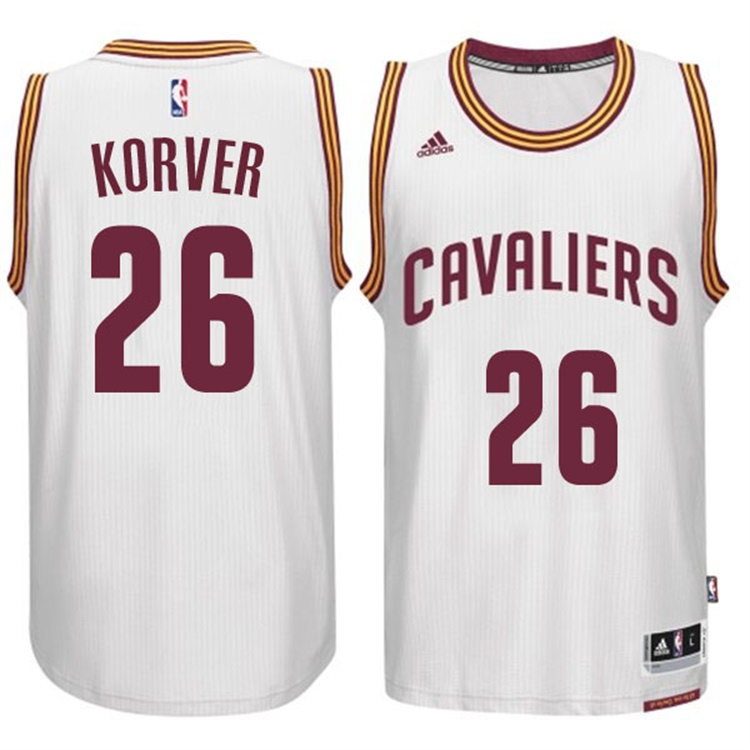 Men's Kyle Korver Cleveland Cavaliers #26 New Swingman Home White Jersey